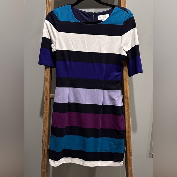 Jessica Simpson Striped Multicolor Dress - Picture 2 of 7